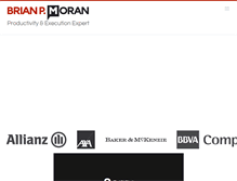 Tablet Screenshot of brianpmoran.com